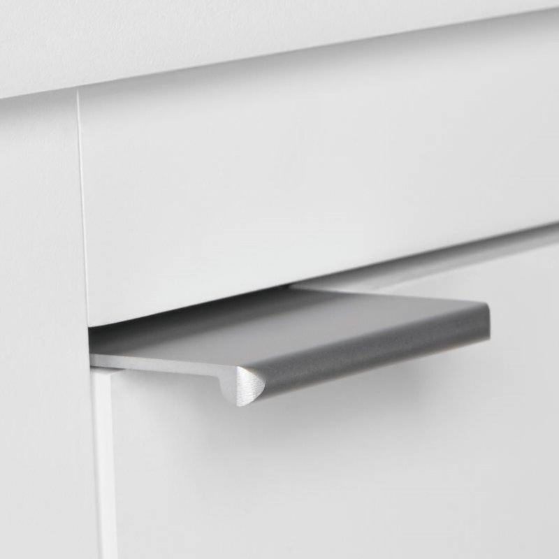 QuikFurn White 2 Door Wall Mounted Bathroom Storage Cabinet