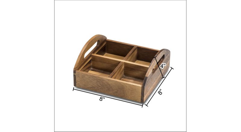 4 Compartment Snack Tray