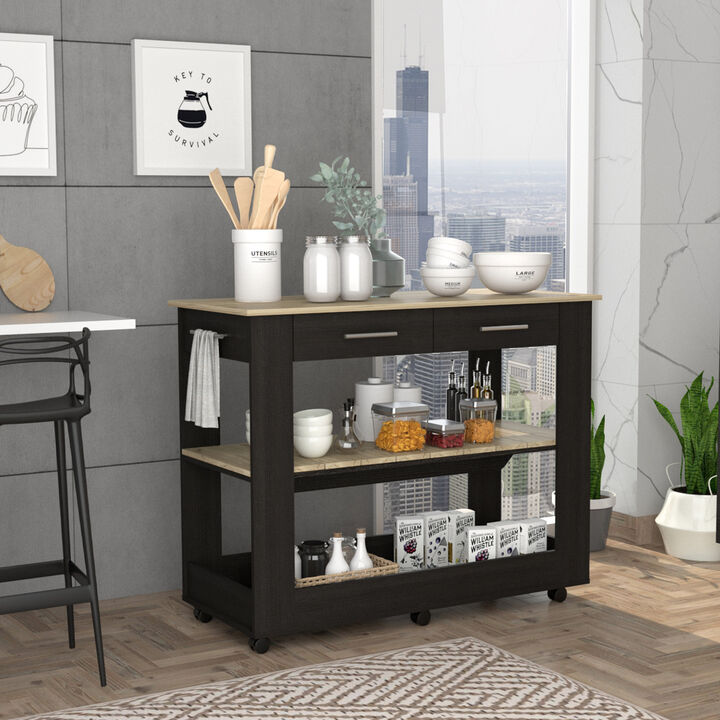 Streamdale Cala Kitchen Island w/ Storage