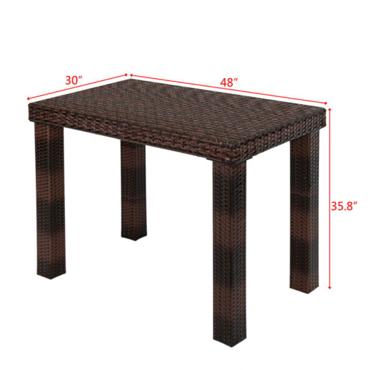 Sleek Gradient Bar Table with Unique Color Transition, Ideal for Home Bars
