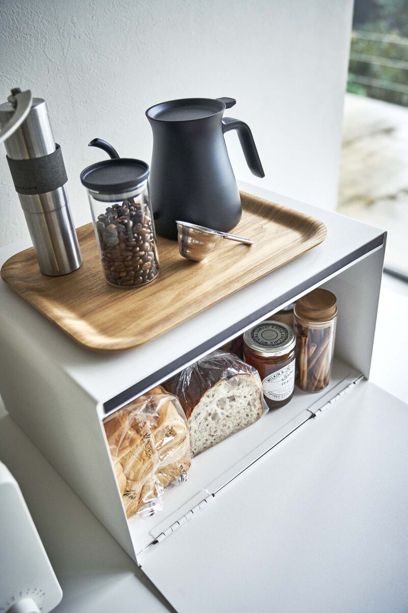 Bread Box - Steel, White