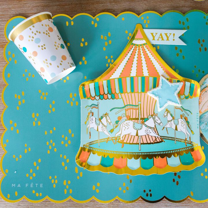 Ma Fete  Fun Fair Paper Placemats (Pack of 8)