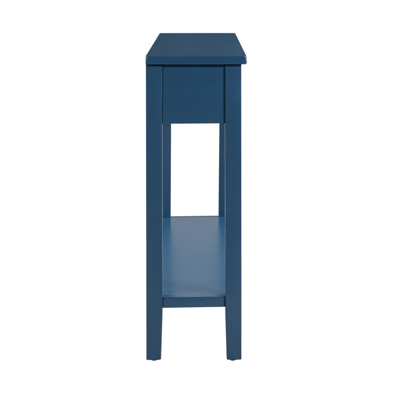 Merax Contemporary Entryway Console Table with 4 Drawers