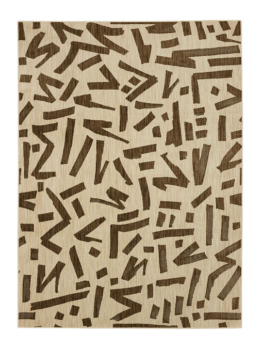 Foundation by Stacy Garcia Home Arlo Taupe 5' 3" X 7' 10" Rug