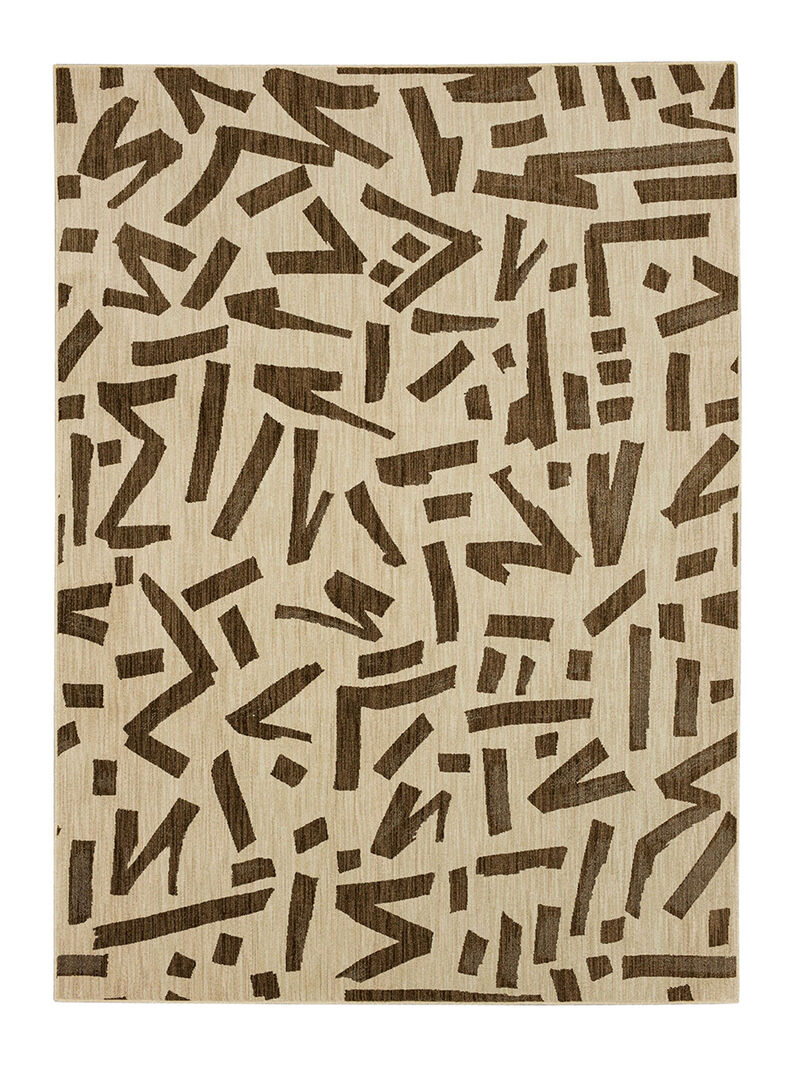 Foundation by Stacy Garcia Home Arlo Taupe 5' 3" X 7' 10" Rug