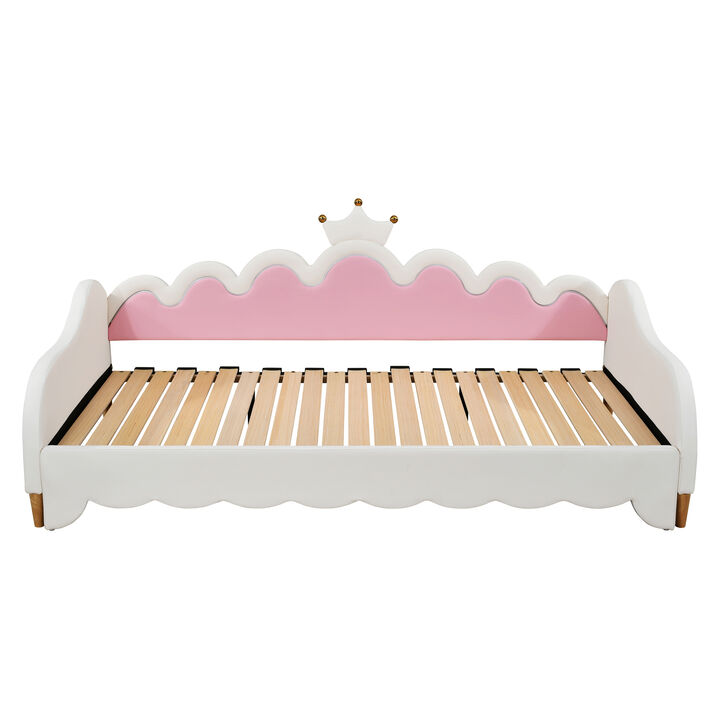 Merax Extendable Daybed Bed Frame with LED Lights