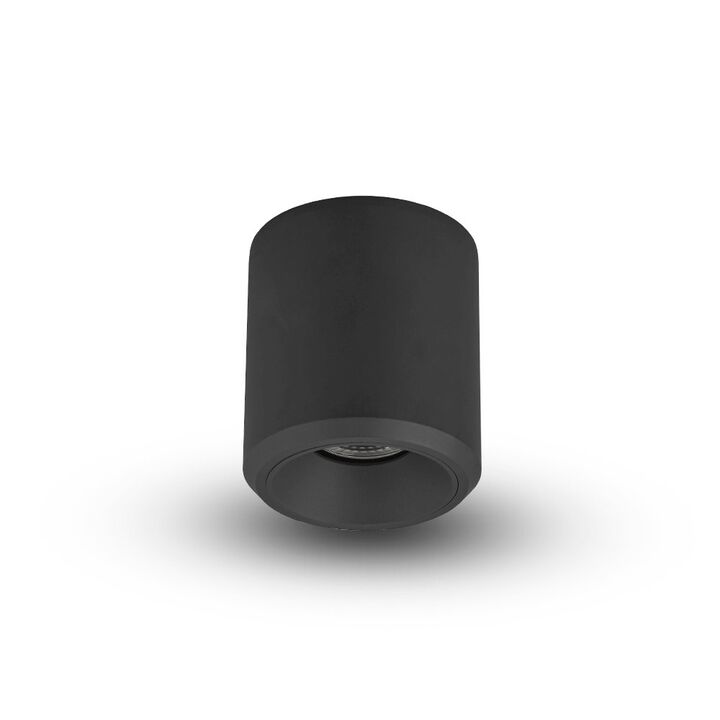 VONN Lighting Round LED Surface Mounted Downlight, Stock Item Beam Angle 33, Black
