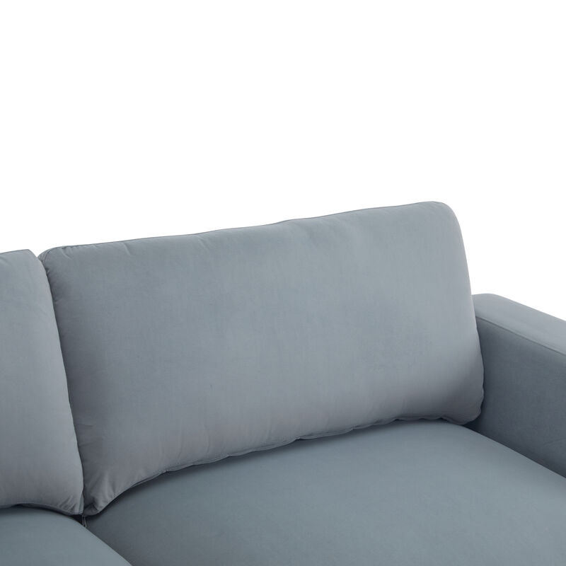 Merax Modern Fabric Loveseat Sofa