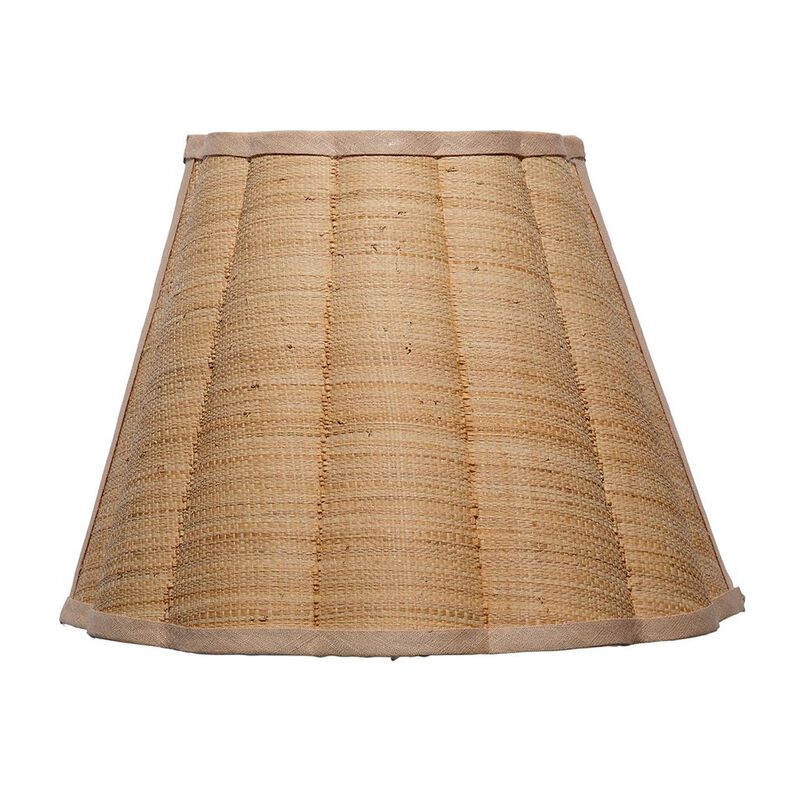 Scalloped Wall Sconce, Beige