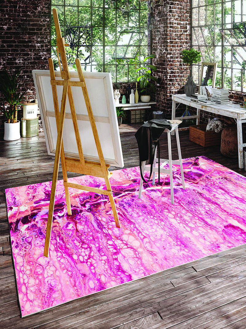 Kikiamo KK16 Flamingo 3' x 5' Rug