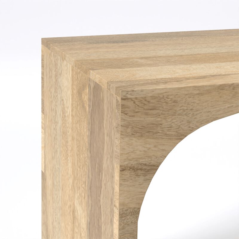 Arch Duo Mango Wood Nesting Tables