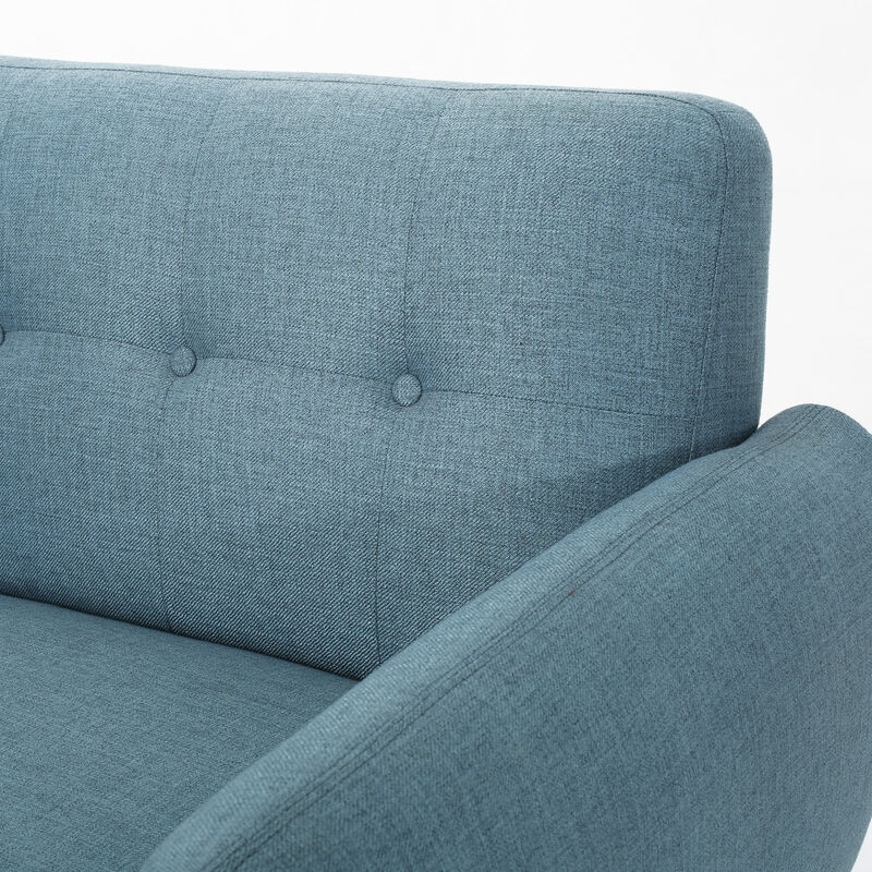 Merax Modern Fabric Loveseat Sofa