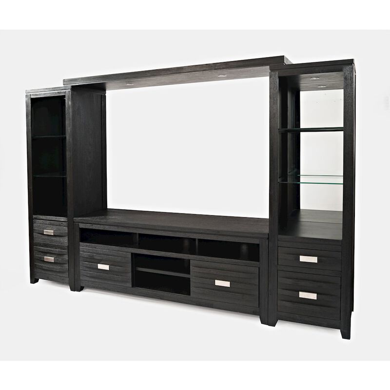 Jofran Altamonte Contemporary Entertainment Center with 70'' TV Console and LED Lights