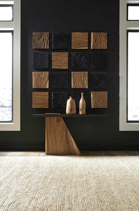 Curved Carved Wall Tile