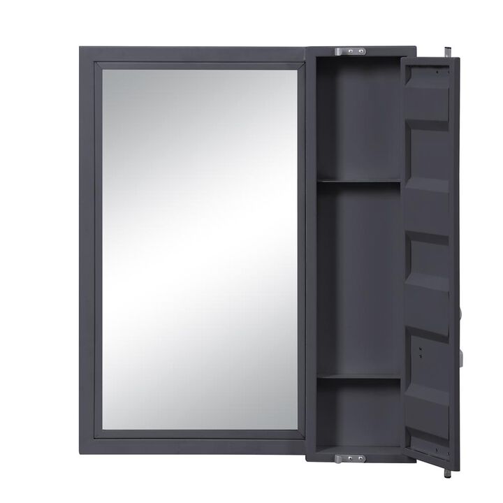 Acme Furniture Cargo Vanity Mirror, Gunmetal