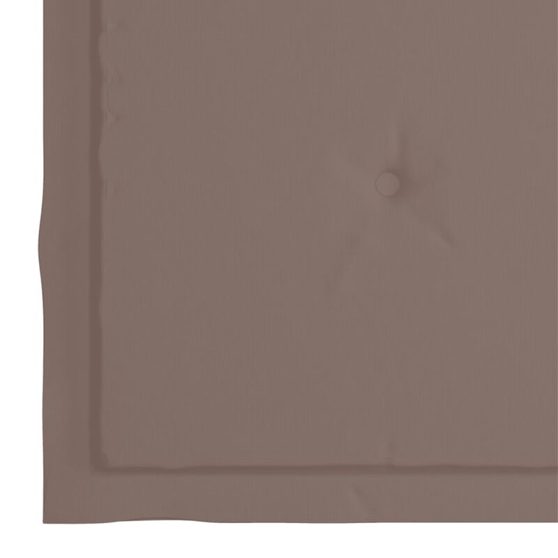 vidaXL Garden Chair Cushions 6 pcs Taupe 15.7"x15.7"x1.6" Fabric