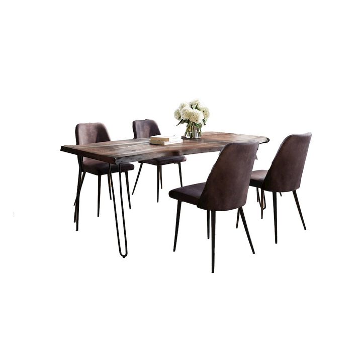 Jofran Nature's Edge Five Piece Solid Acacia Dining Set