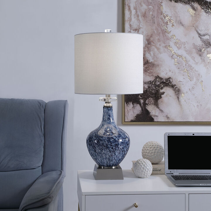 Silsden Blue Table Lamp