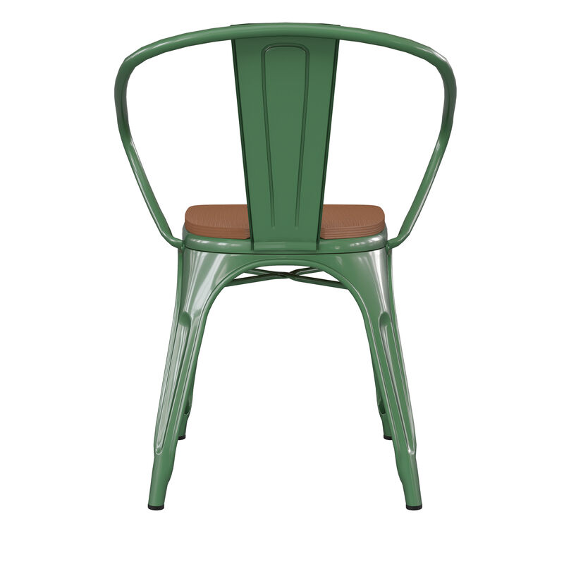 Metal Colorful Restaurant Chairs