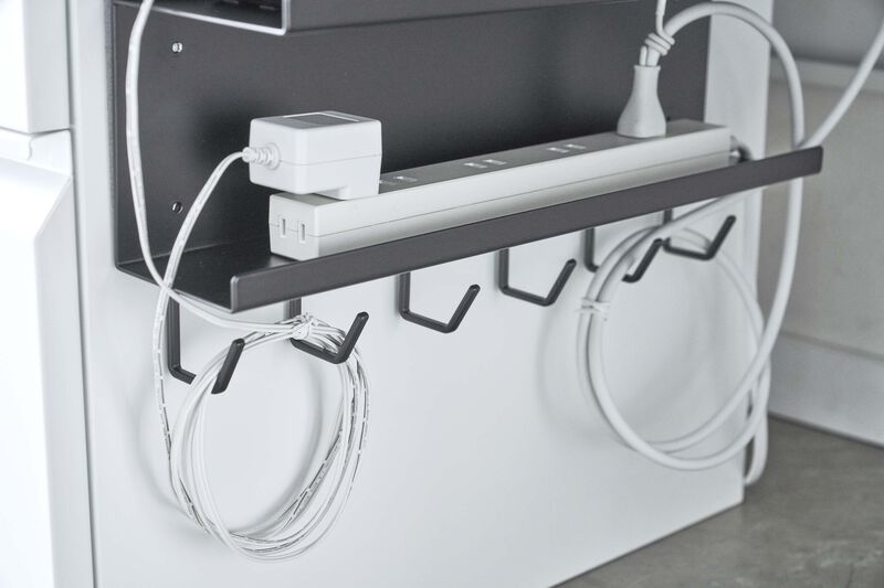 Wall-Mount Cable & Router Storage Rack