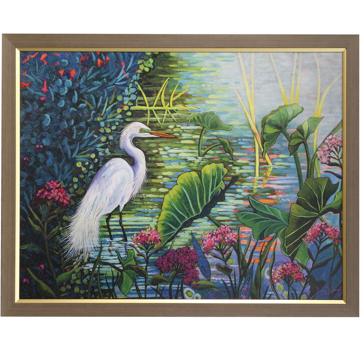 Testing The Waters Framed Print
