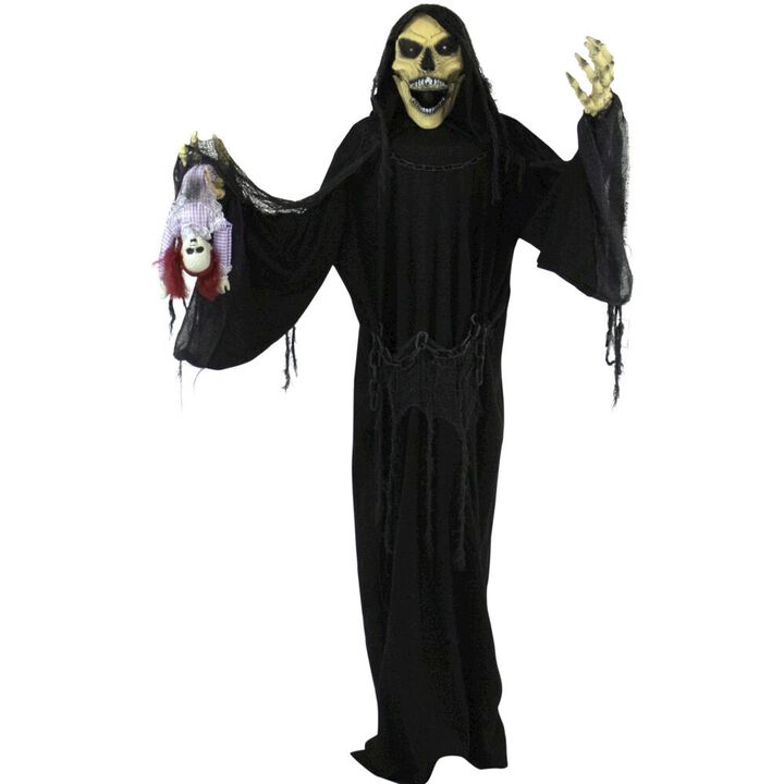 Haunted Hill Farm 67 Standing Reaper, Animation, Lights, Sound