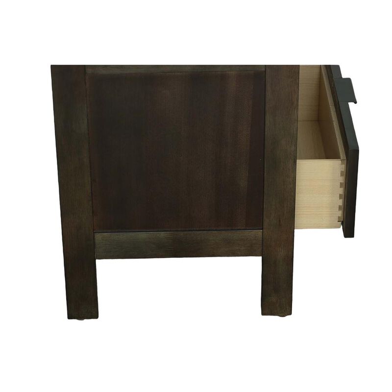 Nightstand , Dark Walnut
