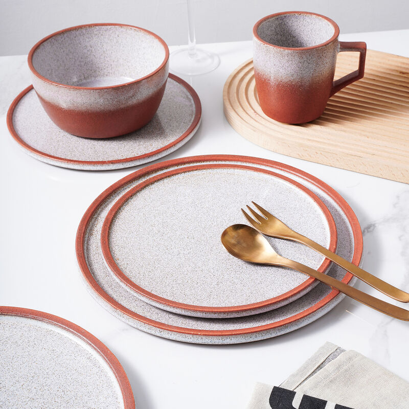 Stone Lain Vince Stoneware 16 Piece Dinnerware Set