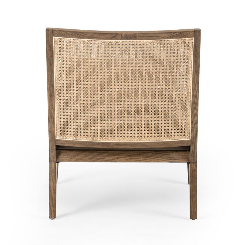 Antonia Cane Arm Chair in Brown