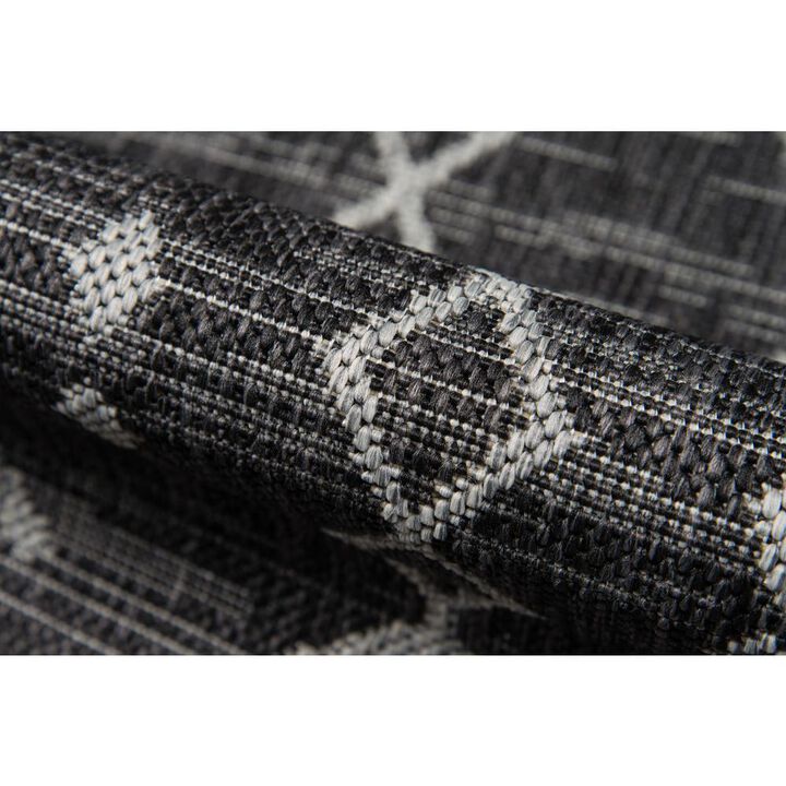 Novogratz Contemporary Runner Area Rug, Charcoal, 2'7 X 7'6 Runner