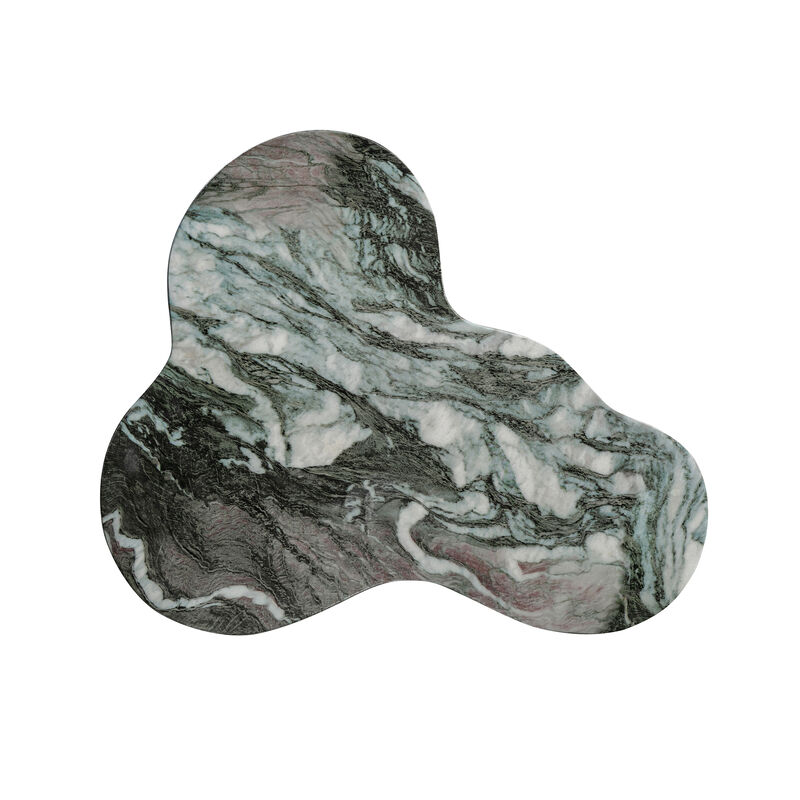 Slab Marble Tall Side Table