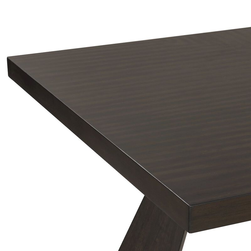 New Classic Furniture Chestnut Ridge 72 Wood Dining Table in Brown