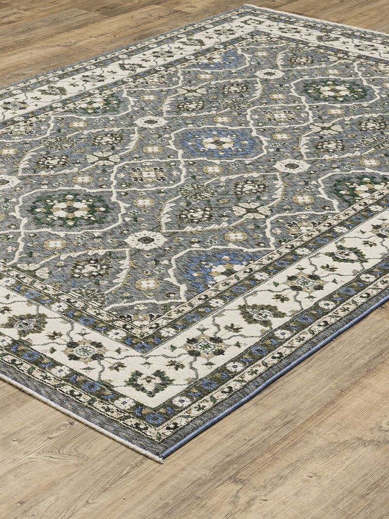 Hastings 5'3" x 7'6" Blue Rug