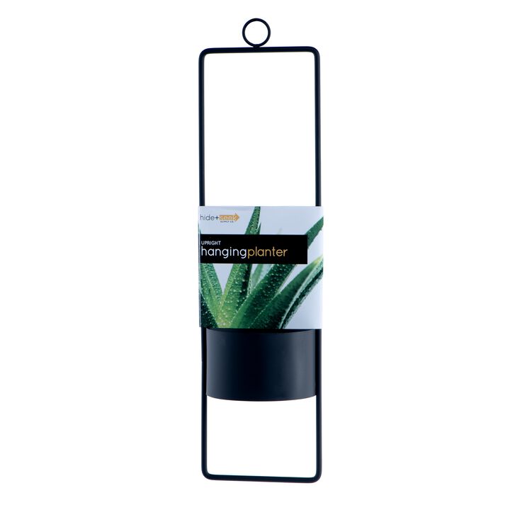 Upright Hanging Planter-small-black