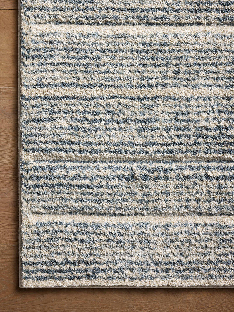 Silas SLA-03 Oatmeal / Blue 3''7" x 5''7" Rug by