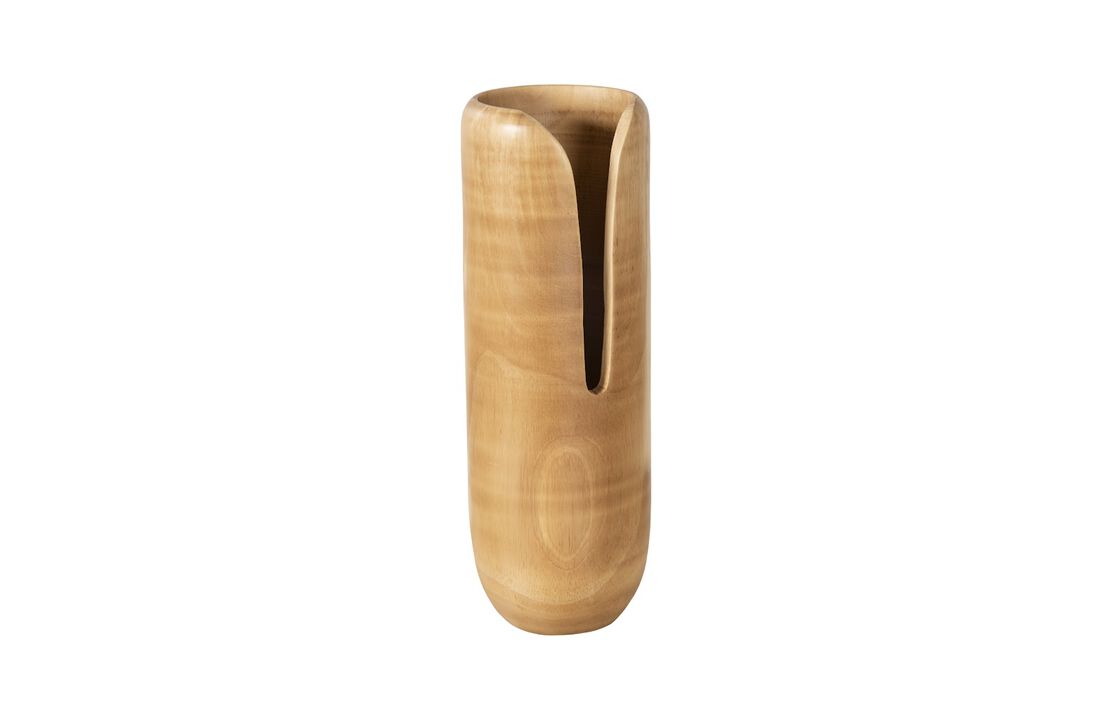Interval Large Wood Vase