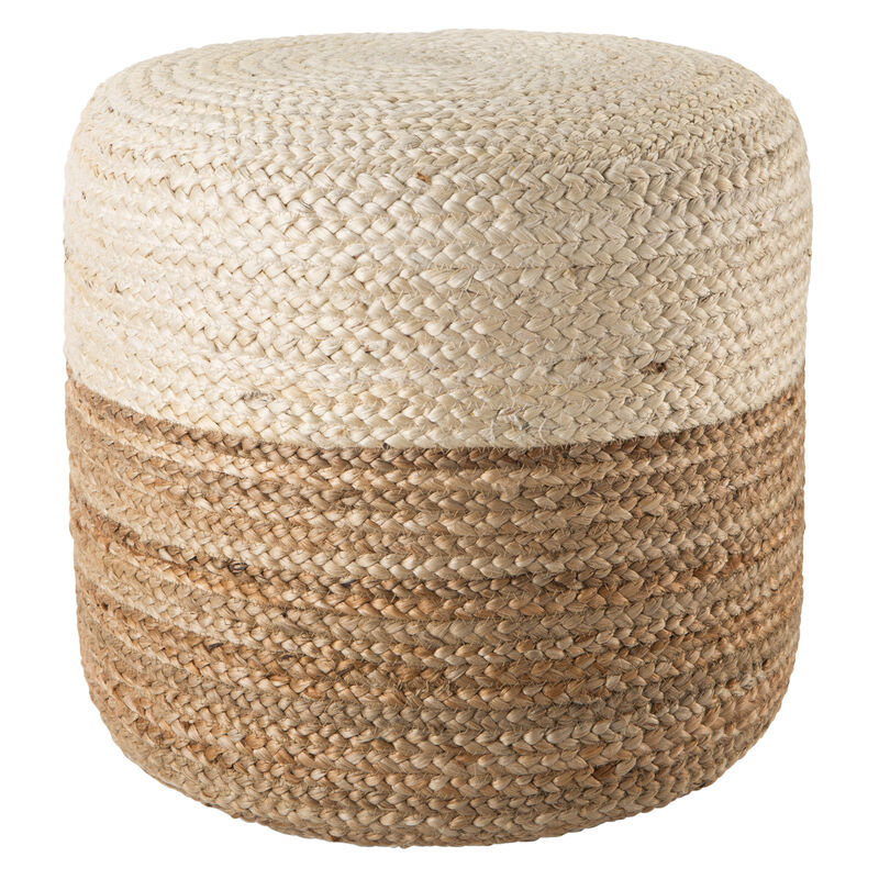 SABA OTTOMAN CYL Antique White