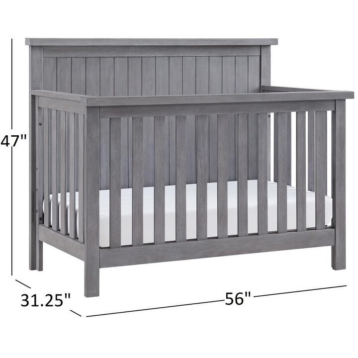 Oxford Baby Soho Baby Everlee 4 In 1 Crib  Greystone