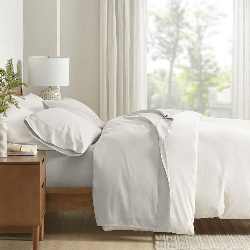 Gracie Mills Aryn 300TC BCI Cotton Sheet Set with Z Hem