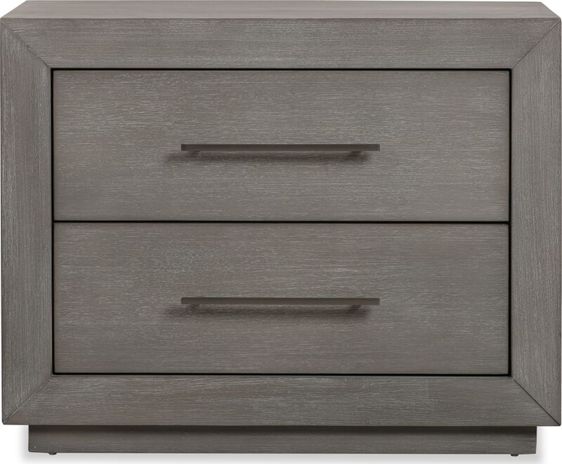 Melbourne Two Drawer Nightstand with USB