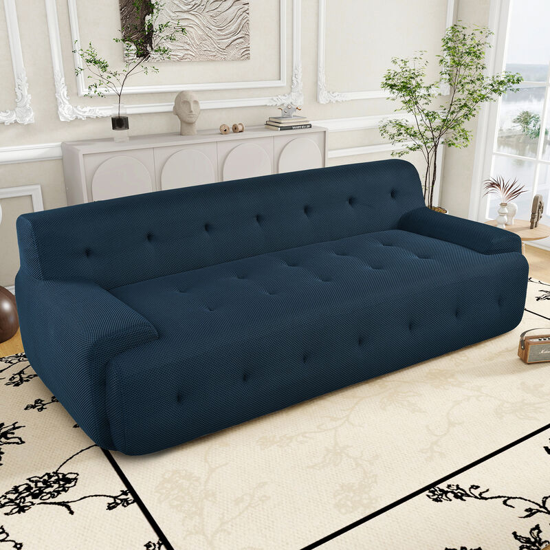 Merax Modern Tufted Fabric Upholstered Sofa