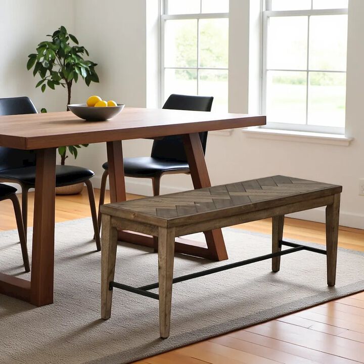 Starlight Canyon Home Brown Bench - Entryway Bench, Bedroom Bench, Dining Bench, End of Bed