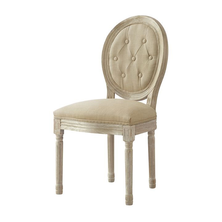 Rustic Manor Felicia Linen Dining Chair