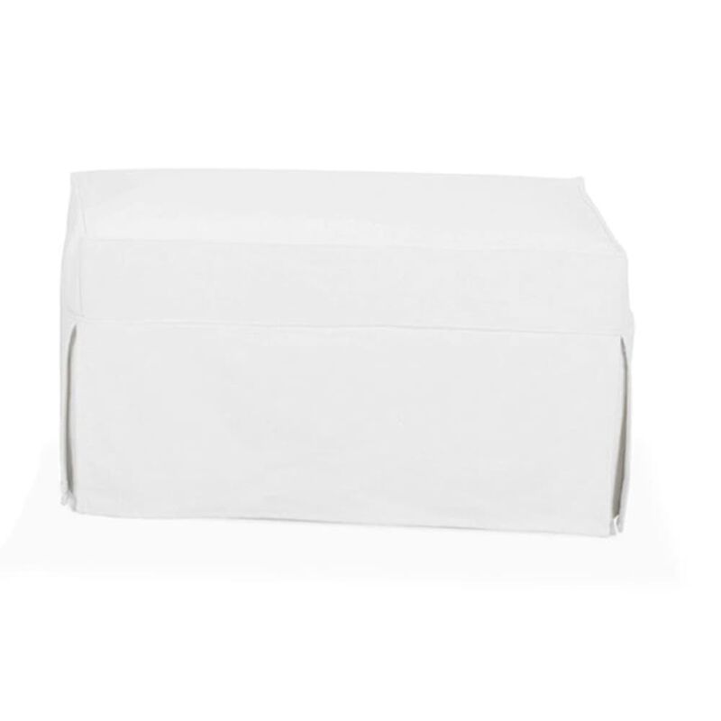 Crisp Nantucket Ottoman