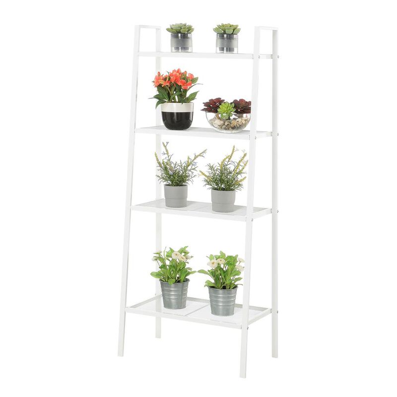 Convenience Concepts Designs2Go 4 Tier Metal Plant Stand White