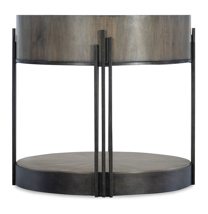 Commerce and Market Skyline Side Table
