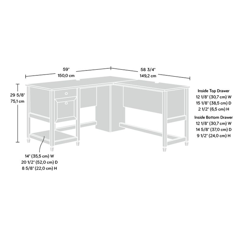 Edge Water L-Desk