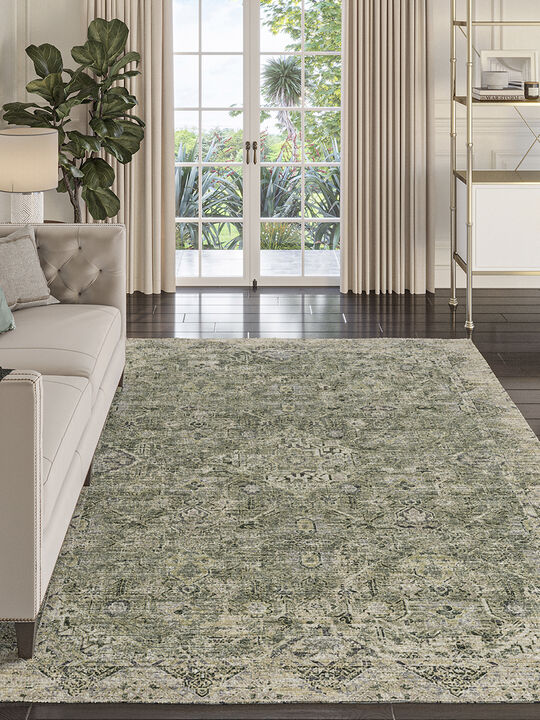Tuscany TU12 Green 10' x 14' Rug