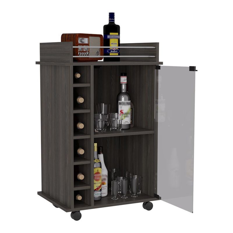 Bar Cart Baltimore, Living Room, Espresso