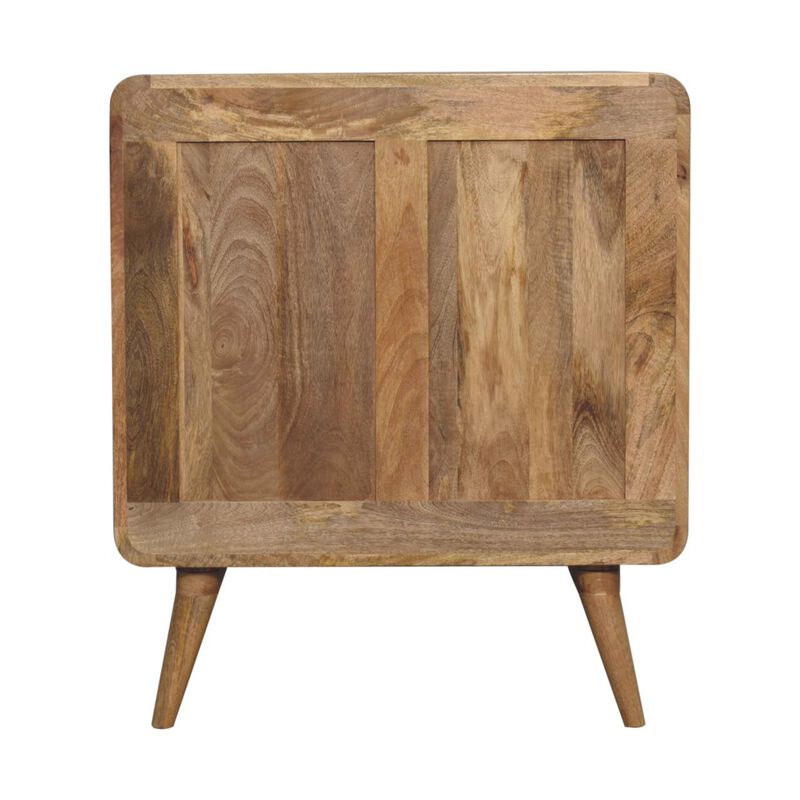 Artisan Furniture Solid Wood T-bar Ridged Cabinet